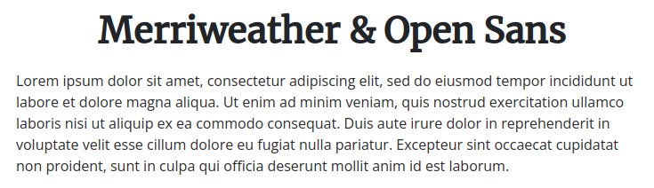 Fonts For Websites Accessories Merriweather Open Sans