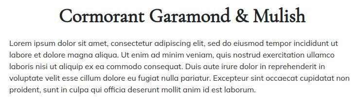 fonts-for-websites-advertising-marketing-cormorant-garamond-mulish