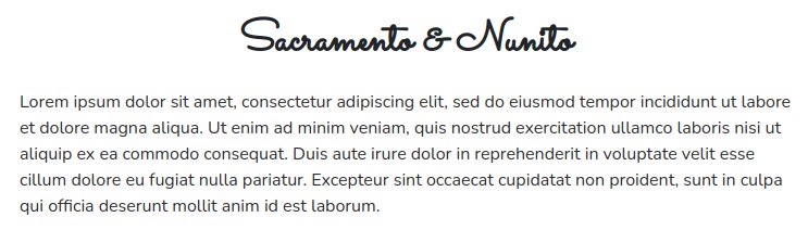 Fonts For Websites Beauty Sacramento Nunito