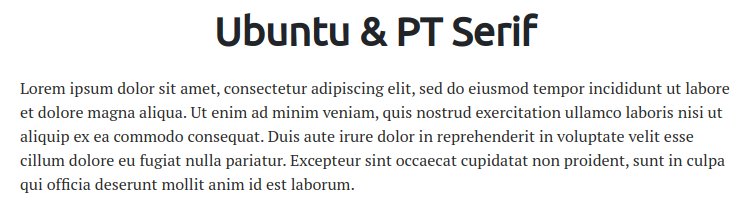 Fonts For Websites Pets Animals Ubuntu Pt Serif