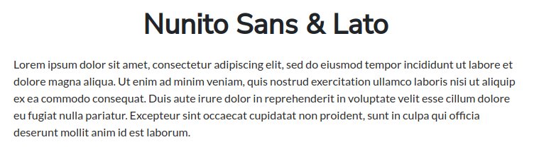 Fonts For Websites Apartments Hostels Nunito Sans Lato