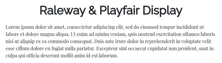 Fonts For Websites Apartments Hostels Raleway Playfair Display