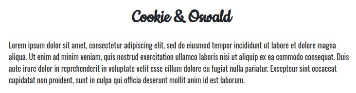 Fonts For Websites Cafe Bakery Cookie Oswald