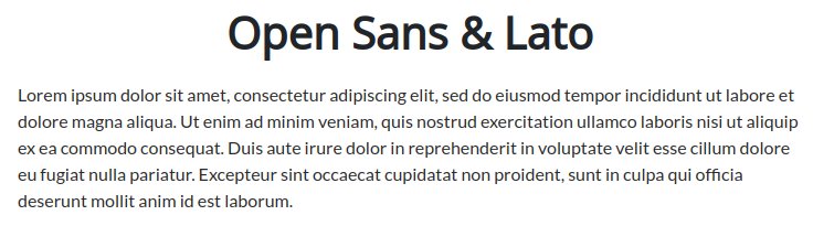 Fonts For Websites Coming Soon Open Sans Lato