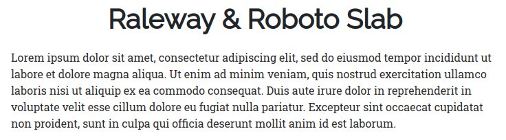 Fonts For Websites Coming Soon Raleway Roboto Slab